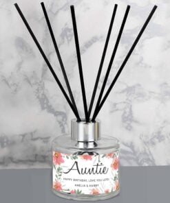 Personalised Floral Sentimental Reed Diffuser