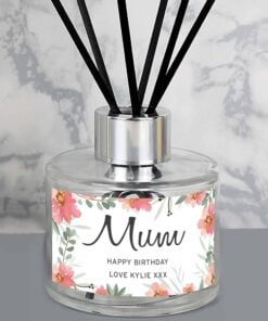 Personalised Floral Sentimental Reed Diffuser
