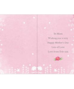 Personalised Floral Watercolour Card