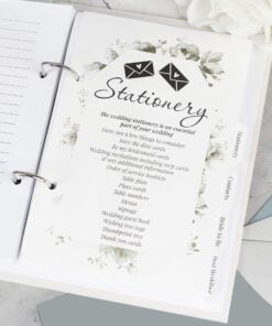 Personalised Floral Watercolour Wedding Planner