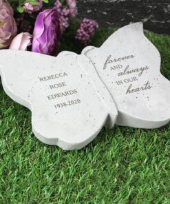 Personalised Forever and Always Memorial Butterfly