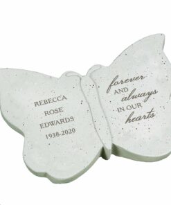 Personalised Forever and Always Memorial Butterfly