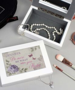 Personalised Secret Garden Jewellery Box