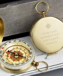 Personalised Free Text Keepsake Compass