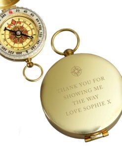 Personalised Free Text Keepsake Compass
