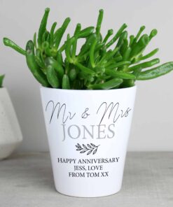 Personalised Free Text Plant Pot