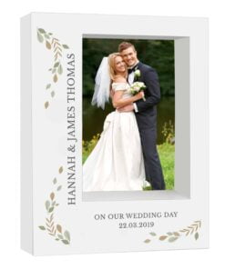 Personalised Fresh Botanical 5×7 Box Photo Frame