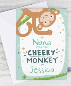 Personalised From Your Cheeky Monkey Card