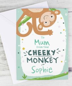 Personalised From Your Cheeky Monkey Card