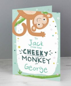 Personalised From Your Cheeky Monkey Card