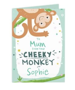 Personalised From Your Cheeky Monkey Card