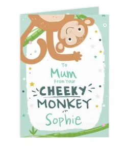 Personalised From Your Cheeky Monkey Card