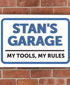Personalised Garage Plaque
