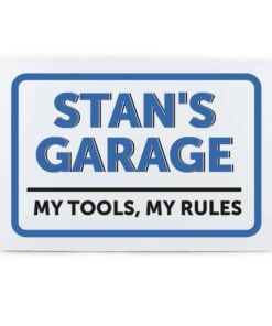 Personalised Garage Plaque
