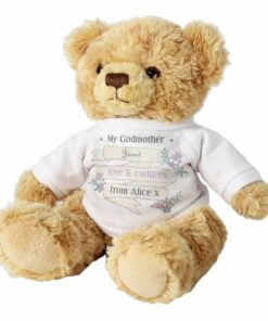 Personalised Garden Bloom Message Teddy Bear