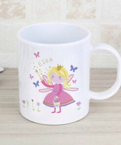 Personalised Garden Fairy Plastic Mug