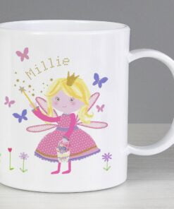 Personalised Garden Fairy Plastic Mug