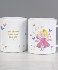 Personalised Garden Fairy Plastic Mug