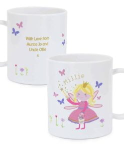 Personalised Garden Fairy Plastic Mug