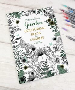Personalised Gardening Colouring Book