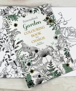 Personalised Gardening Colouring Book