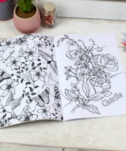 Personalised Gardening Colouring Book