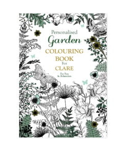 Personalised Gardening Colouring Book