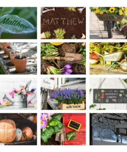 Personalised Gardening Desk Calendar