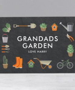 Personalised Gardening Metal Sign