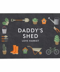Personalised Gardening Metal Sign