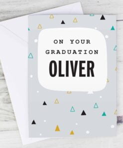 Personalised Geo Birthday Card