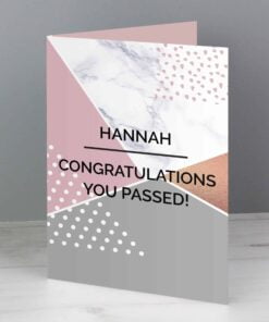 Personalised Geometric Card