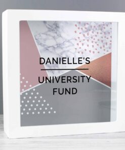 Personalised Geometric Fund and Keepsake Box