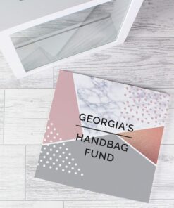 Personalised Geometric Fund and Keepsake Box