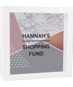 Personalised Geometric Fund and Keepsake Box