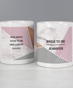 Personalised Geometric Mug