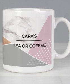 Personalised Geometric Mug