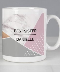 Personalised Geometric Mug