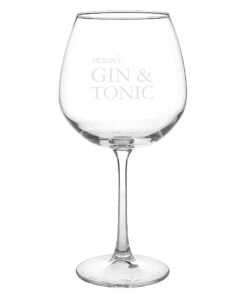 Personalised Gin & Tonic Balloon Glass
