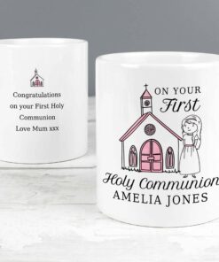 Personalised Girls First Holy Communion Mug