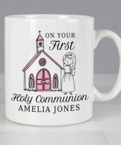 Personalised Girls First Holy Communion Mug