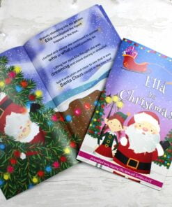 Personalised Girls “It’s Christmas” Story Book, Featuring Santa and his Elf Twinkles