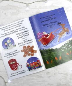Personalised Girls “It’s Christmas” Story Book, Featuring Santa and his Elf Twinkles