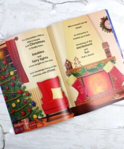 Personalised Girls “It’s Christmas” Story Book, Featuring Santa and his Elf Twinkles