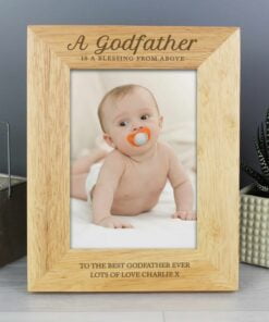 Personalised Godfather 5×7 Wooden Photo Frame