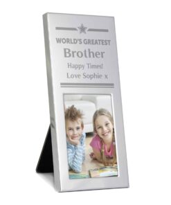 Personalised Gold Award Small Silver 2×3 Photo Frame
