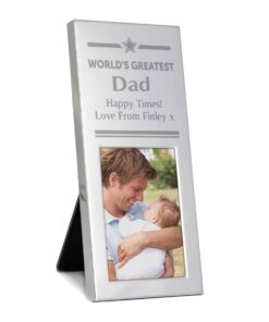 Personalised Gold Award Small Silver 2×3 Photo Frame