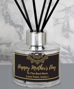 Personalised Gold Mandala Reed Diffuser