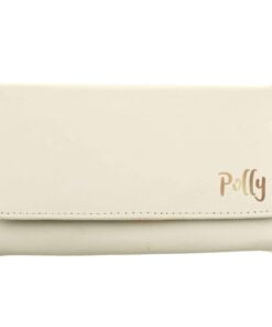 Personalised Gold Name Cream Purse