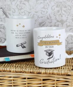 Personalised Gold Star Graduation Mug